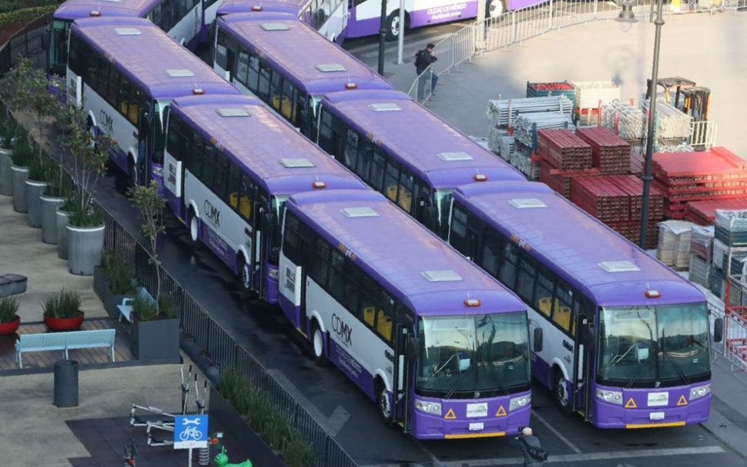 Inicia operaciones corredor Izazaga-Tlalpan con 228 autobuses DINA