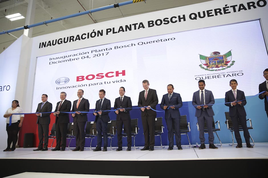 Inaugura Bosch planta en Querétaro