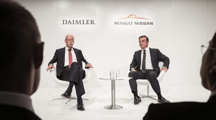 Fortalecen la colaboración Daimler y la Alianza Renault-Nissan
