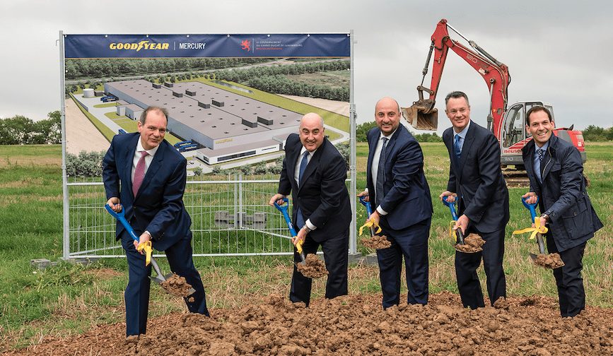 Construye Goodyear nueva planta en Luxemburgo