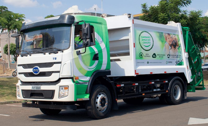 Corpus adopta flota con camiones eléctricos BYD