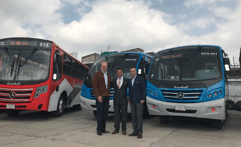 Autobuses de última generación para Xinantécatl
