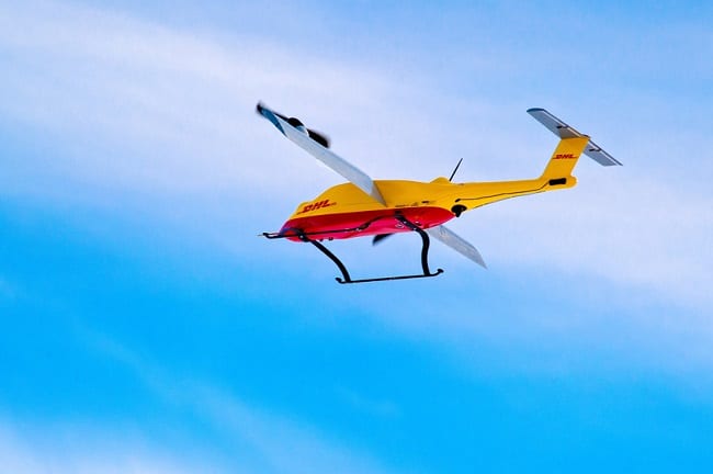 Integra DHL un micro dron a su cadena de logística