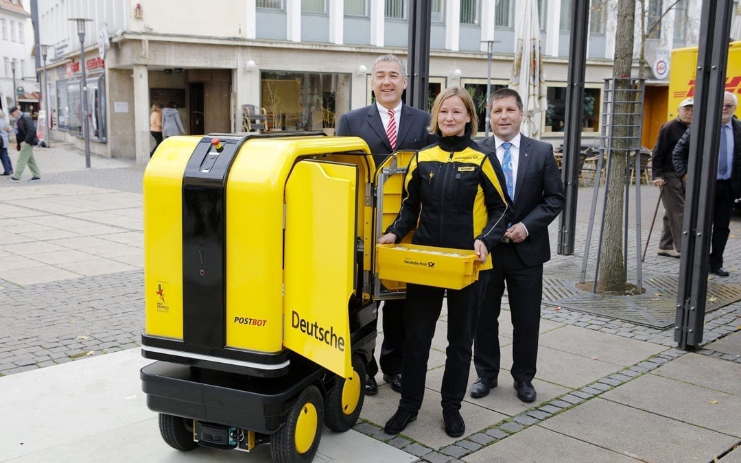Un robot que ayuda a las entregas de DHL