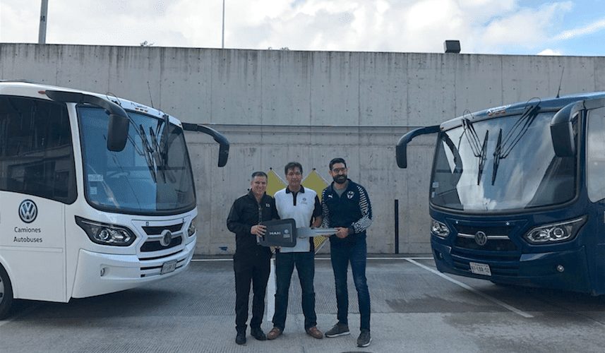 Entrega MAN Truck & Bus 2 midibuses a Rayados
