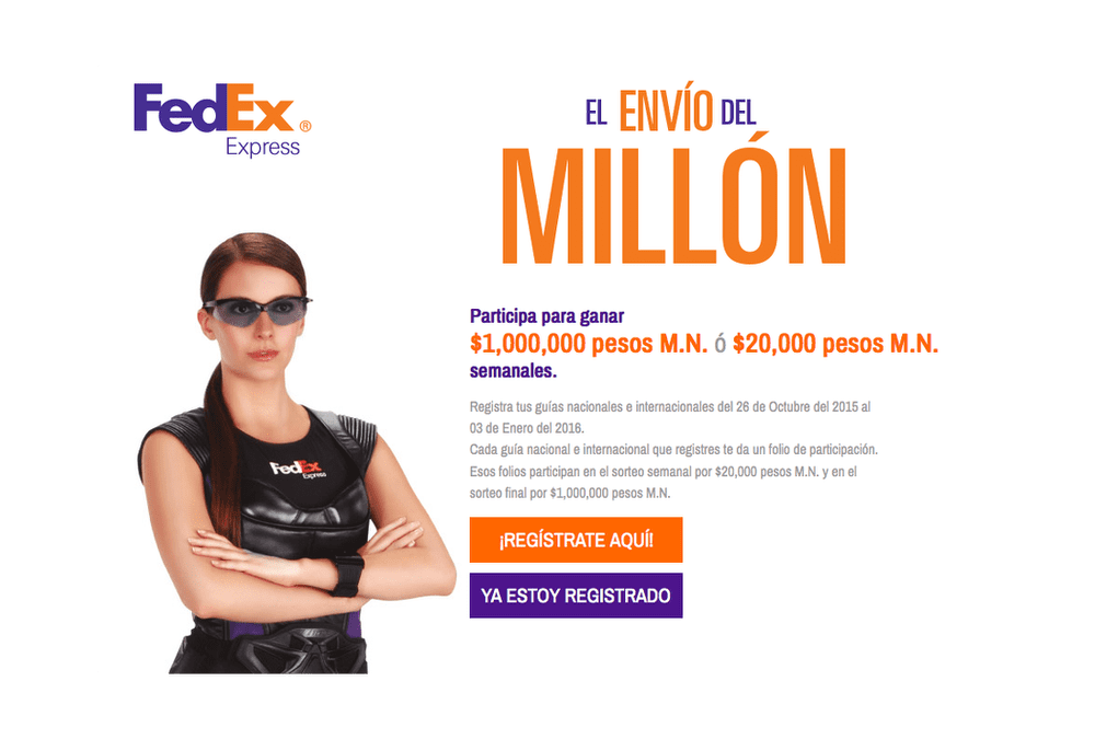 Invita FedEx a PyMES al concurso El envío del millón