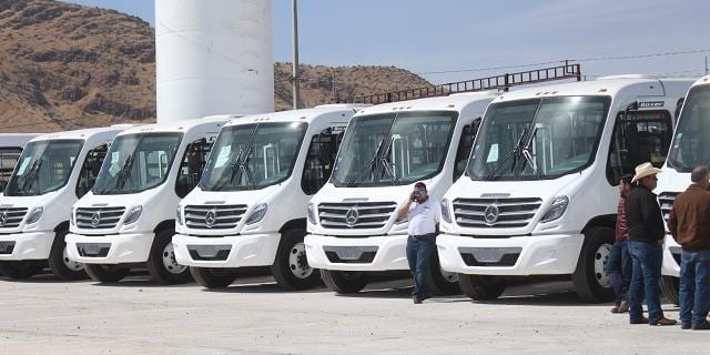 Entran en operación 55 autobuses en Chihuahua