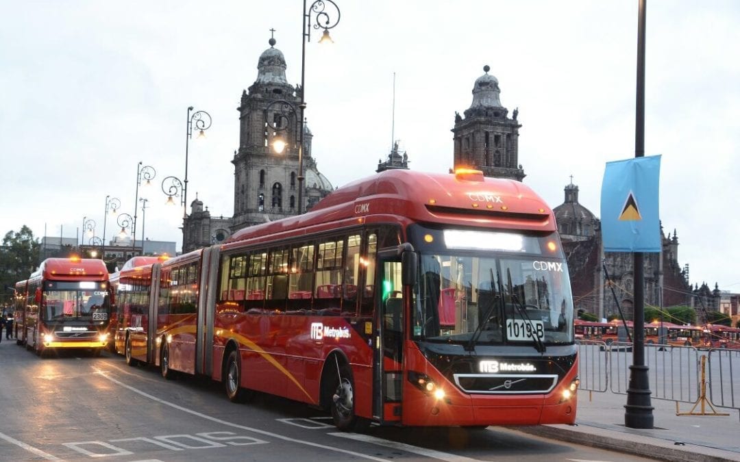 En marcha 30 autobuses Volvo para Metrobús