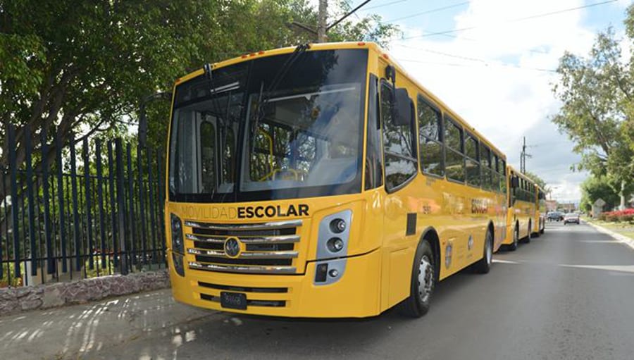 10 Volksbus VW al transporte escolar en Querétaro