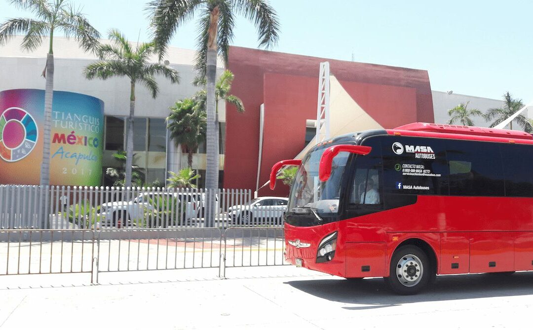 Prueban autobús MASA P9R en el Tianguis Turístico