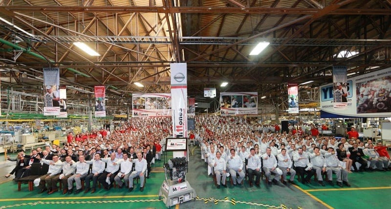 Nissan celebra la producción de su motor 11 millones