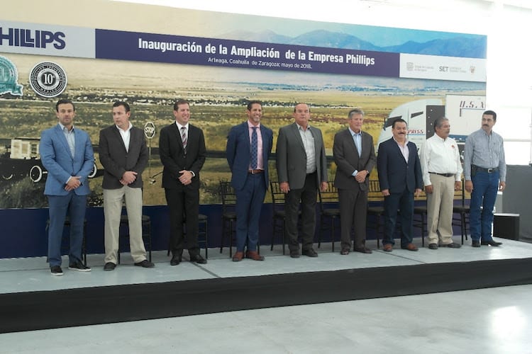 10 años de éxitos de Phillips Industries en Coahuila