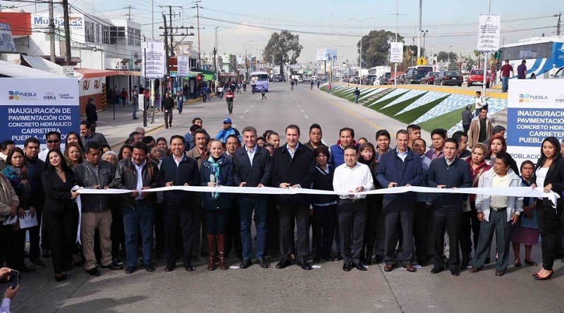 Modernizan tramo de la carretera Puebla-Amozoc