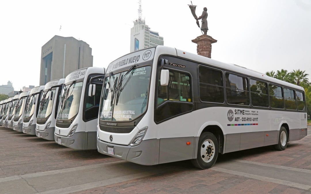 Incorpora AET 45 autobuses Mercedes-Benz para Nuevo León