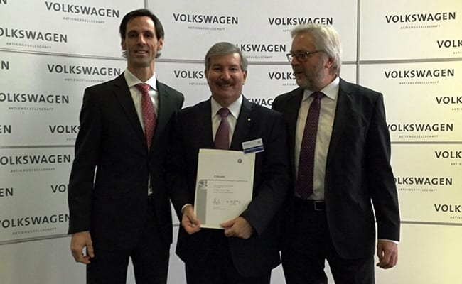 Reconoce Grupo Volkswagen a importador de MAN