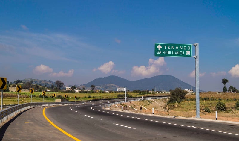 Modernizan la Autopista Tenango-Ixtapan de la Sal