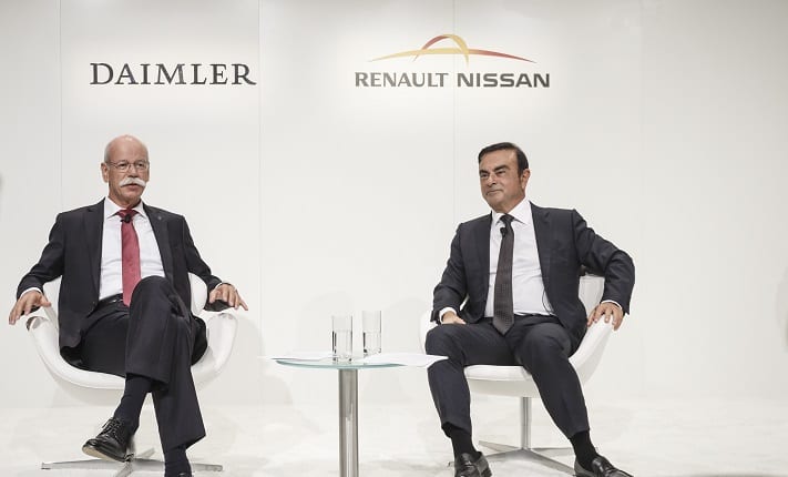 Se robustece la colaboración entre Daimler y la Alianza Nissan-Renault