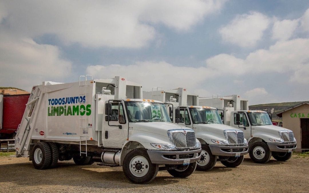 Estrena Tijuana camiones recolectores de basura