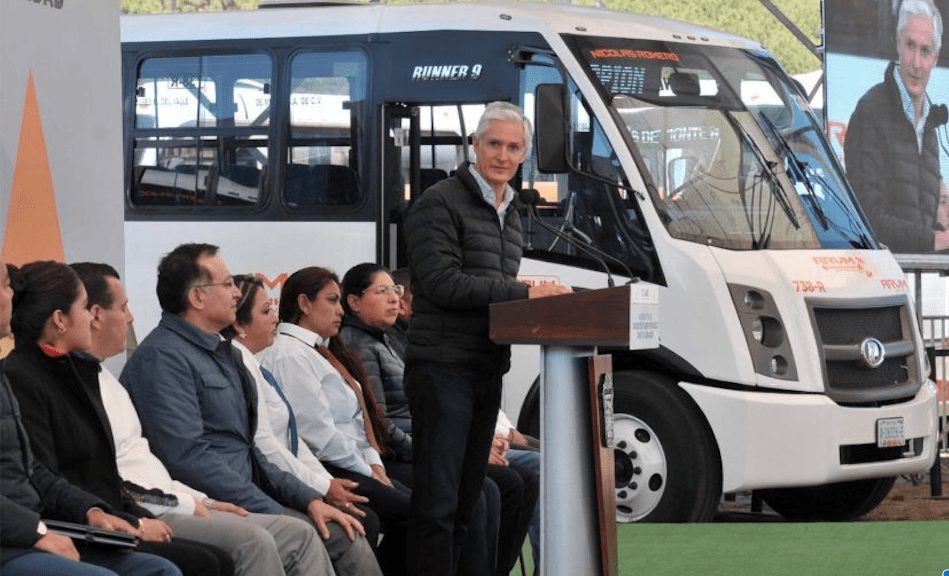 En marcha 81 unidades de transporte público en el Valle de México