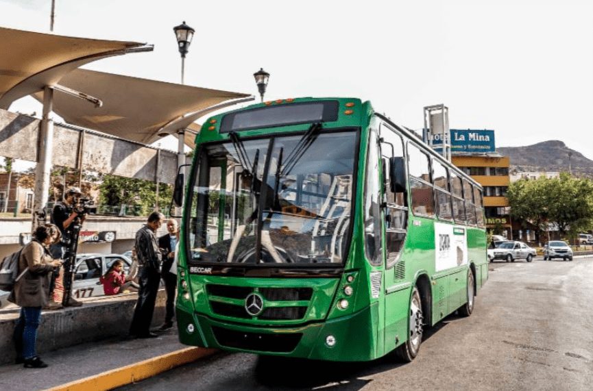 Mercedes-Benz rueda autobús híbrido en Zacatecas