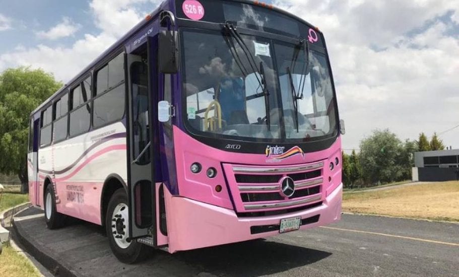 Arranca Transporte Rosa en Toluca
