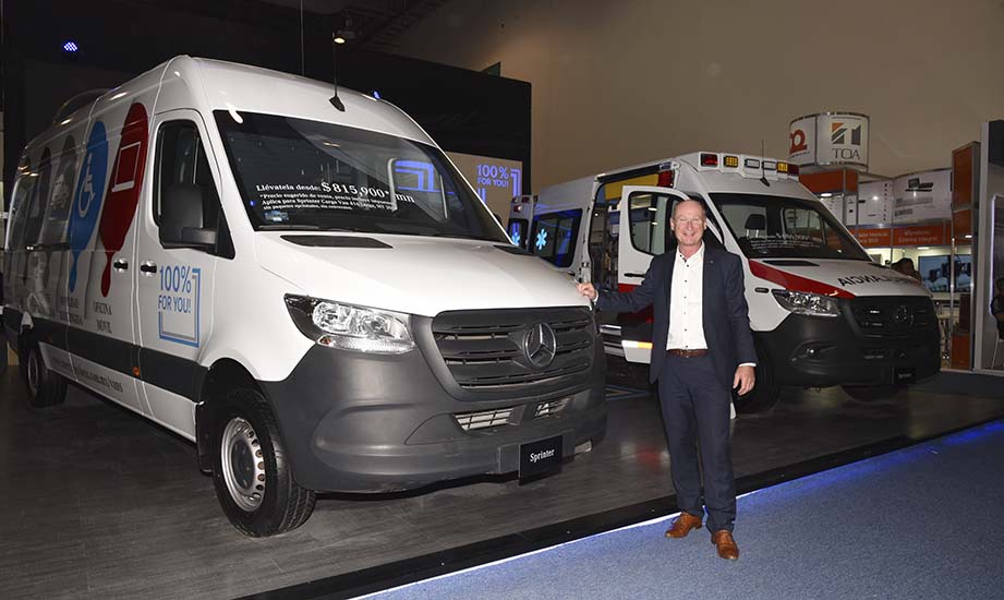 La tecnología de Mercedes-Benz Vanes presente en Expo Seguridad - Magazzine del Transporte
