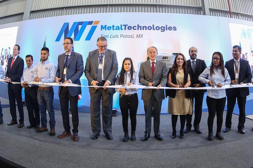 Metal Technologies inaugura planta en SLP