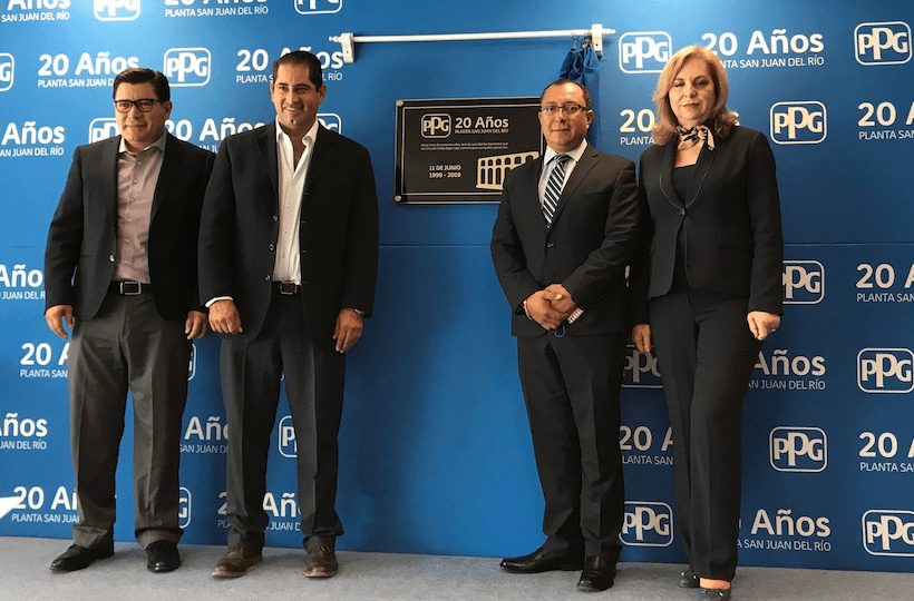 Celebra PPG  dos décadas de su planta en Querétaro