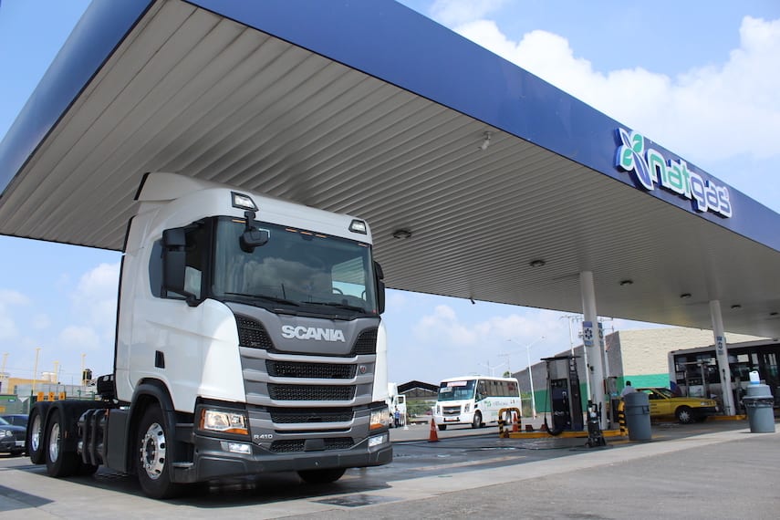Llegan a México los primeros camiones Scania GNC Euro 6
