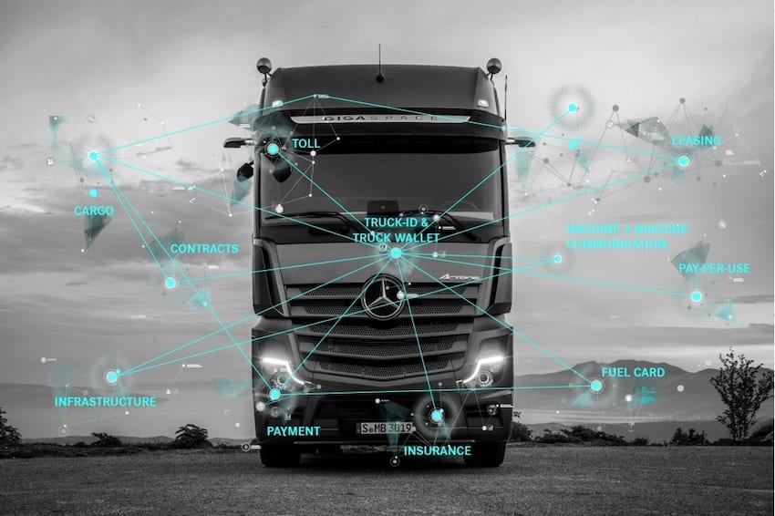 Prueba Daimler Trucks camiones con ID digital