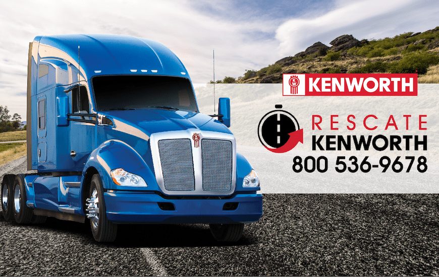 Actualiza Kenworth marcación para solicitar rescate carretero