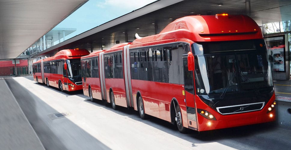 10 autobuses Volvo biarticulados para Metrobús L1-Magazzine del Transporte