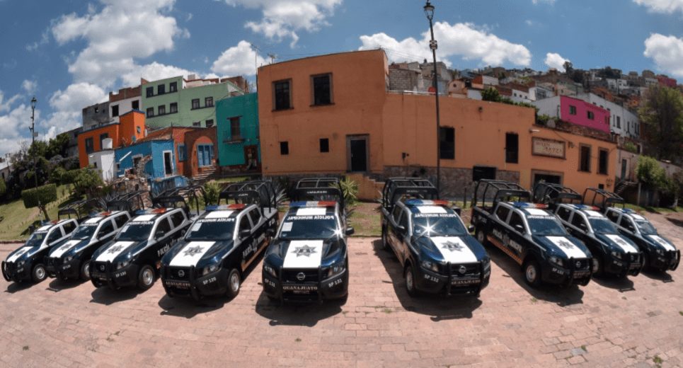 Recibe Guanajuato Capital 9 patrullas