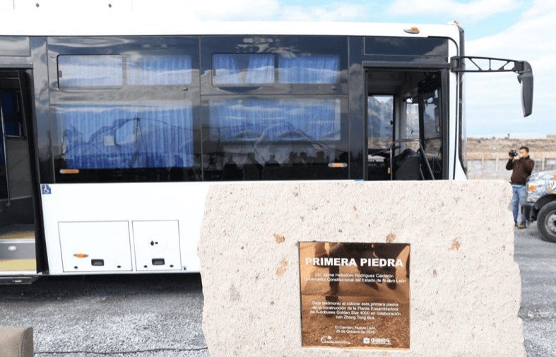 Arranca NL construcción de planta de autobuses ecológicos