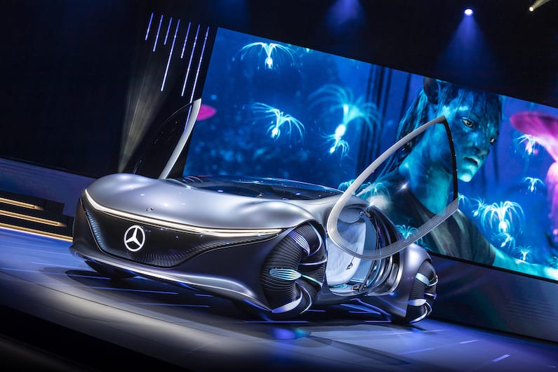 Mercedes-Benz presenta auto inspirado en Avatar: VISION AVTR