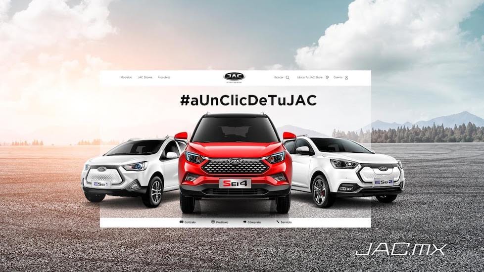 JAC México vende en línea sus vehículos
