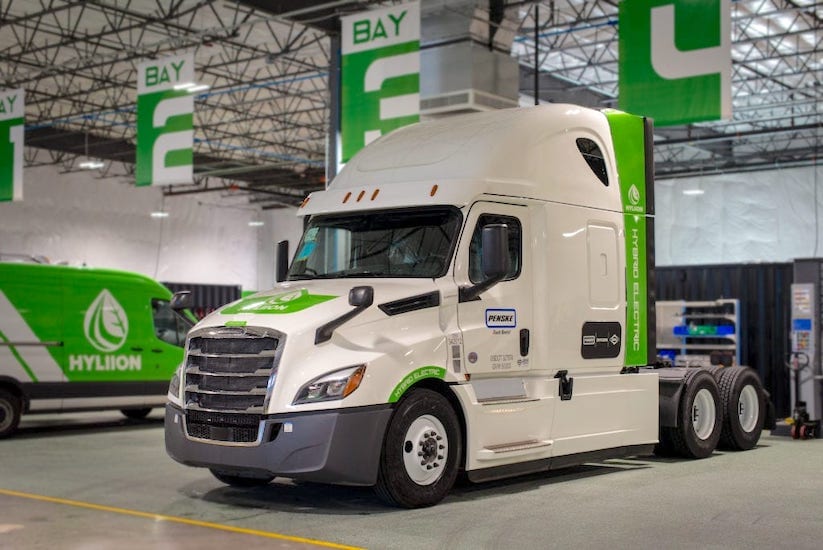 Penske Truck Leasing tendrá 3 camiones híbridos