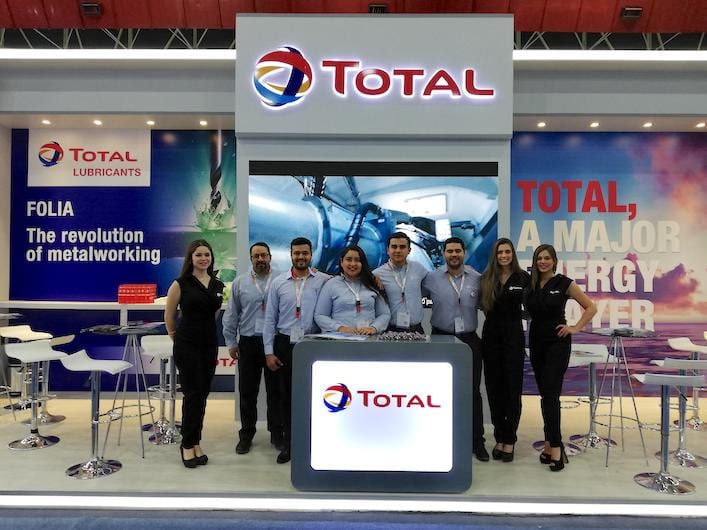 Total presenta oferta industrial en Expo Manufactura