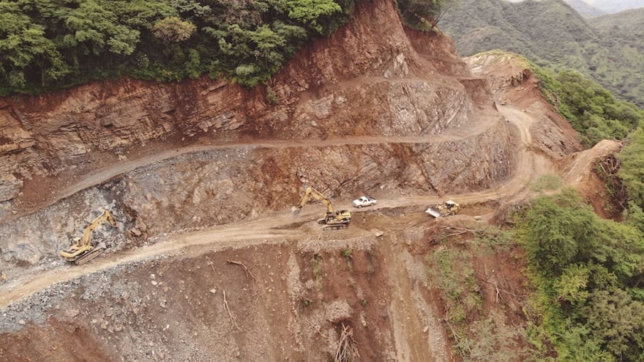 Avanzan obras de la carretera Badiraguato–Guadalupe