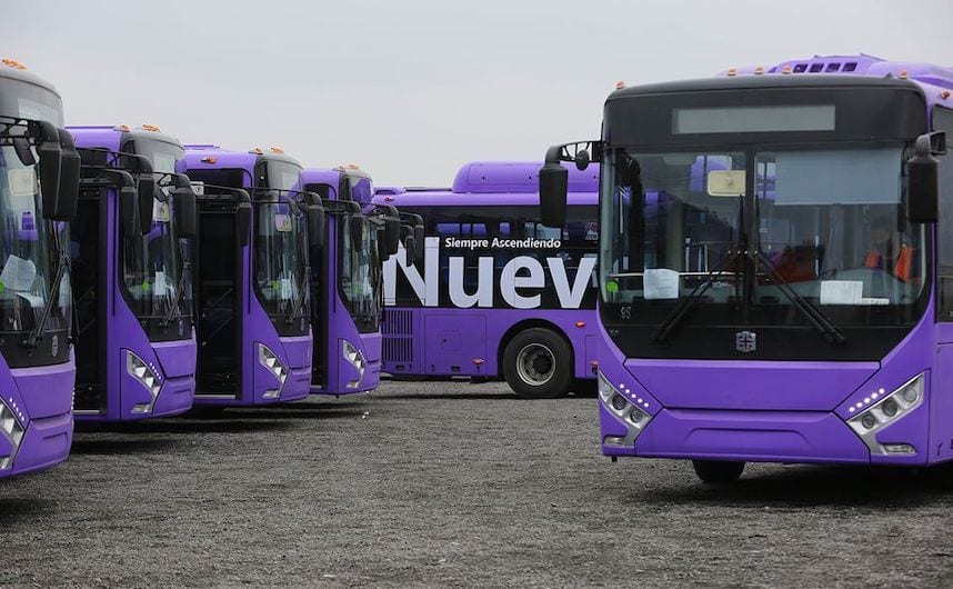 Nuevos autobuses listos para la Ruta Express de NL