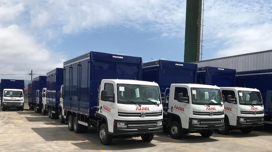 Entrega VWCO 126 camiones en Paraguay