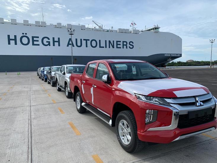 Inicia Mitsubishi importación de pick-ups por Lázaro Cárdenas