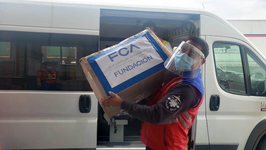 Sigue solidaridad de Fundación FCA México con sector salud