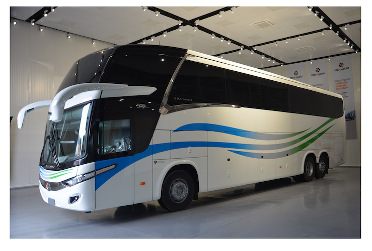 Exporta Marcopolo primer bus Paradiso New G7 a Ghana