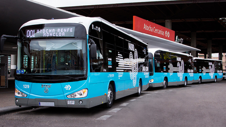 20 buses eléctricos Irizar se sumarán a EMT de Madrid