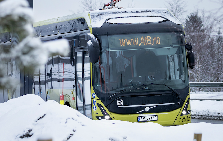 Circularán autobuses eléctricos Volvo al norte del Círculo Polar Ártico