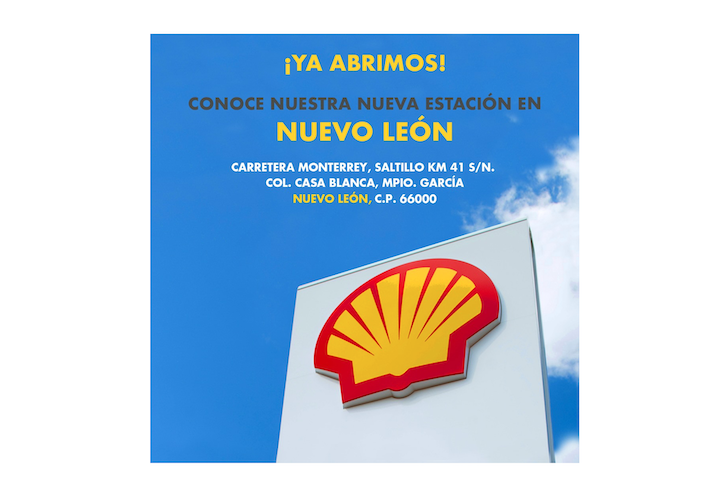Ya está Shell en Nuevo León