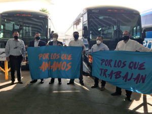 La Central de Autobuses de Tijuana se suma a la campaña de CANAPAT Así se usa que promueve el uso correcto del cubrebocas
