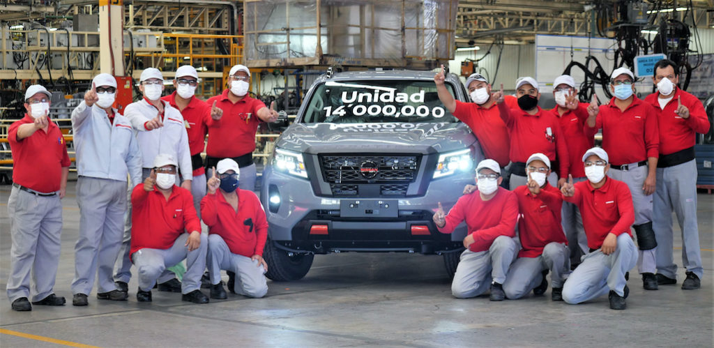 Produce Nissan México unidad número 14 millones