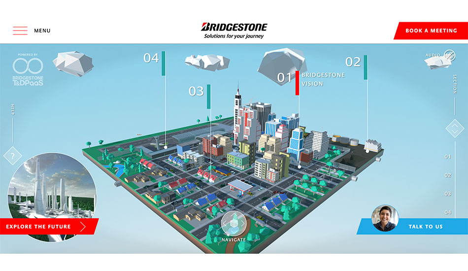 Muestra Bridgestone la Ciudad Virtual del Futuro